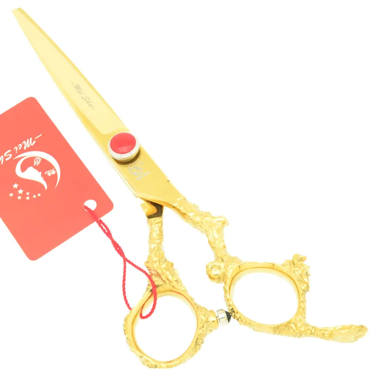 6.0 Inch Meisha Forbici da parrucchiere di alta qualità Forbici da barbiere Set Dragon Handle Capelli Straight Thinning Scissors / Shears, HA0271