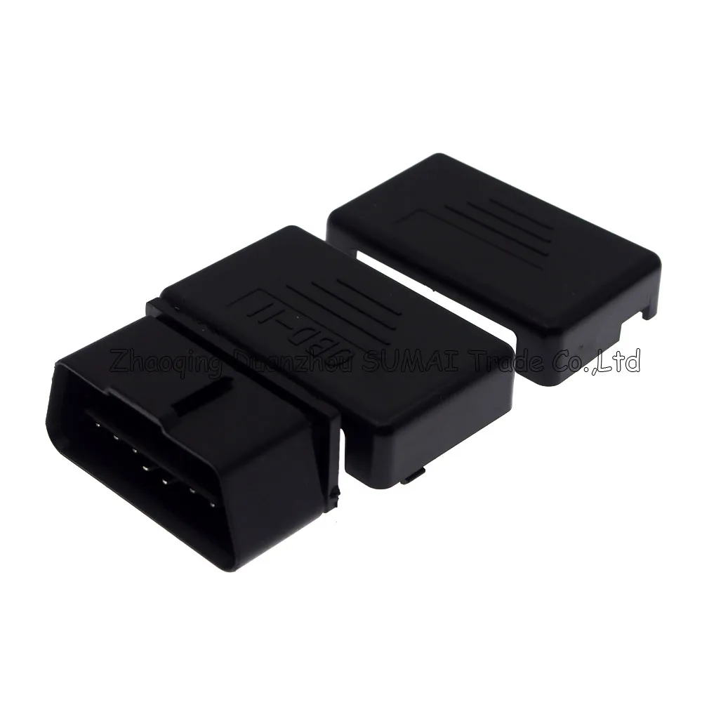 Spina connettore maschio OBD2 a 16 pin test ECU OBD2, spina OBD, connettore OBDII, tipo fibbia non necessita di viti