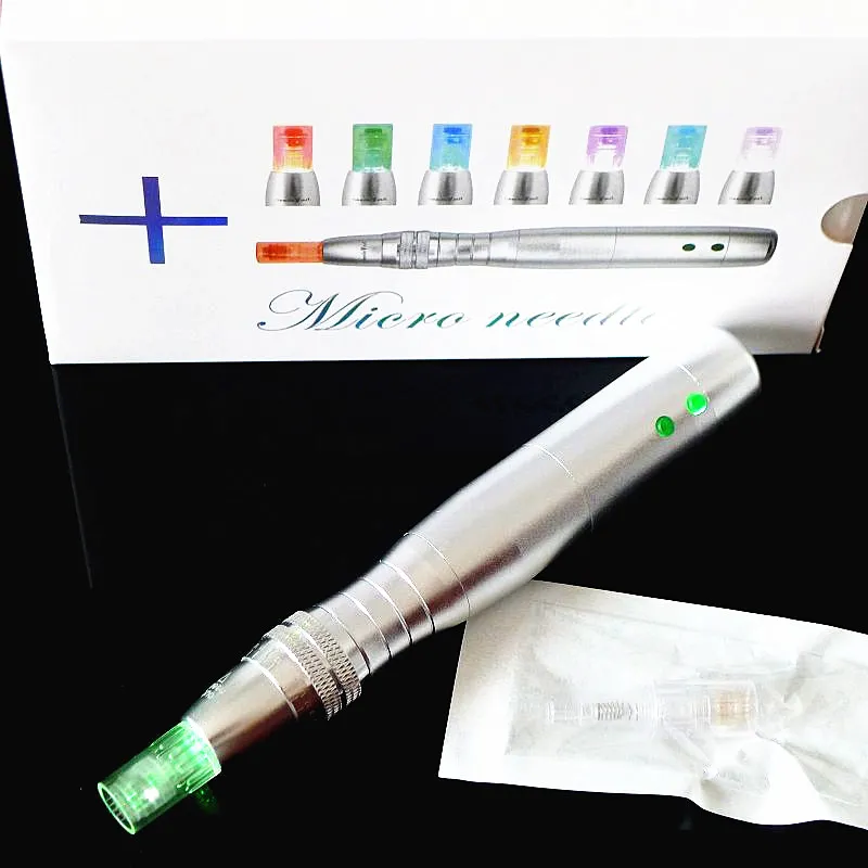 Rechargeable Newest Photon LED Derma Pen Electric Miconeedle Therapy Dermapen