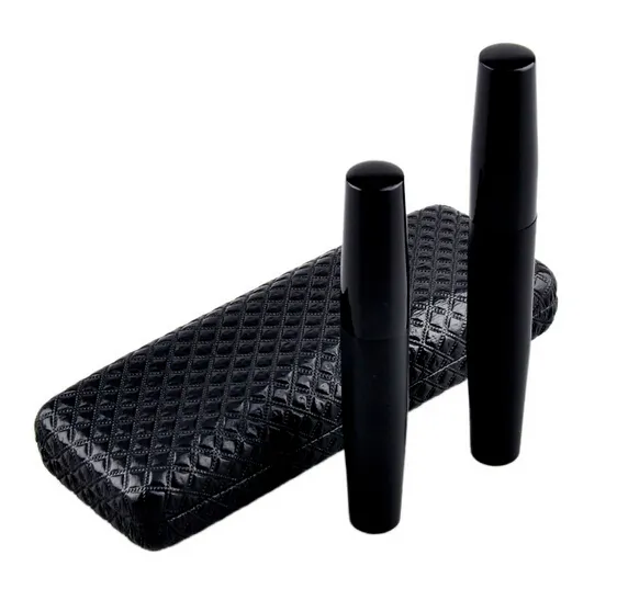 New Fashion no logo Long Curling Eyelash Black Cool Fiber Mascara Eye Lashes Makeup 3D Fiber Lash Mascara set