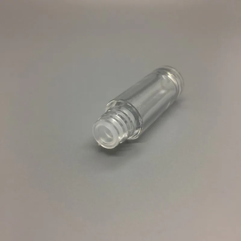0,8 ml wiederverwendbare Leere Lip Gloss Balm Rohr Flasche DIY Container Phiolen 50x13mm Schwarz-Silber-Gold-Cap