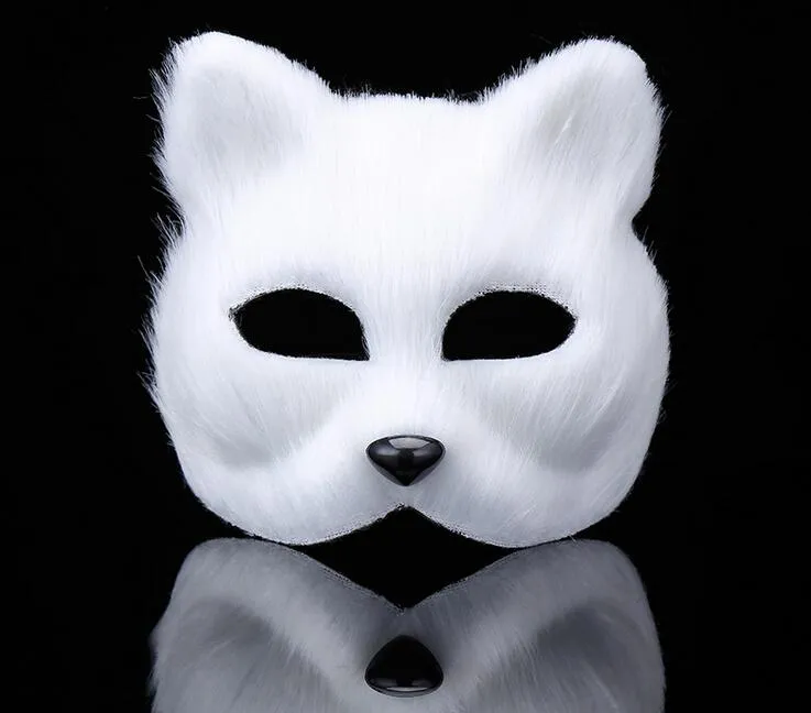 Masculine masks animal animals men and women half face props toys Halloween fox mask G807