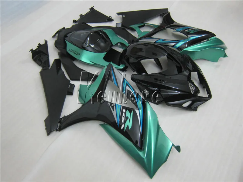 Полный ABS Plastic Sagning Kit для Suzuki GSXR1000 2007 2008 Green Black Sage Set GSXR 1000 07 08 OY53276J