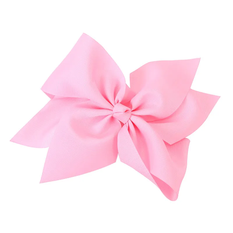 varmförsäljning! 10 tums boutique Grosgrain Ribbon Bow Girls Hairpins Big Bowknot Hair Clip Hårtillbehör 196 Färger tillgängliga! /