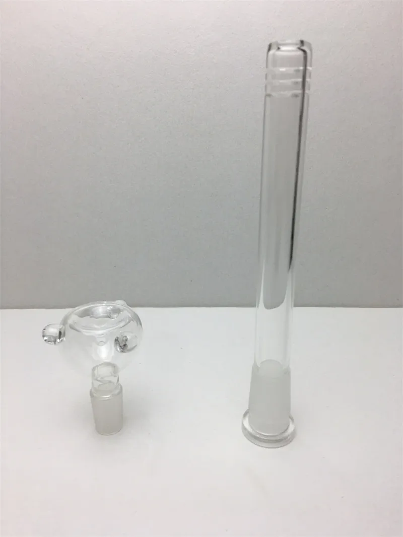 Ясно классический стакан стекла бонг лучшее качество стакан бонги прозрачные трубы воды нефтяные вышки 1 шт.