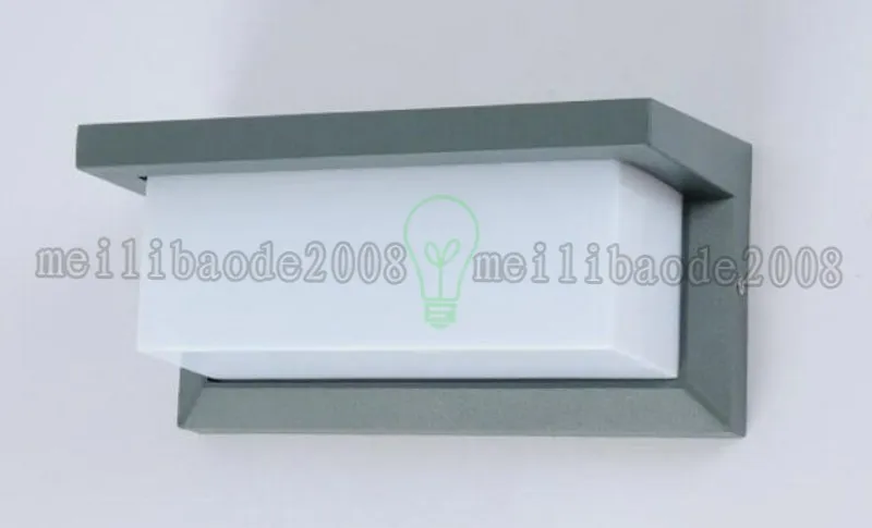 Yeni 20 Led Açık IP54 Su Geçirmez 10 W LED Duvar Lambası Alüminyum Alaşım Açık Su Geçirmez Koridor Kare Bahçe Avlu Duvar Işık MYY