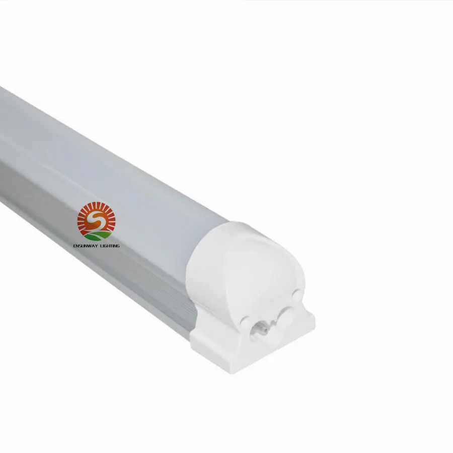 Tubi Led T8 integrati 2 3 4 ft 22W T8 Tube Light SMD2835 Tubi ad alta luminosità Copertura trasparente smerigliata AC85-265V Lampadina fluorescente a led