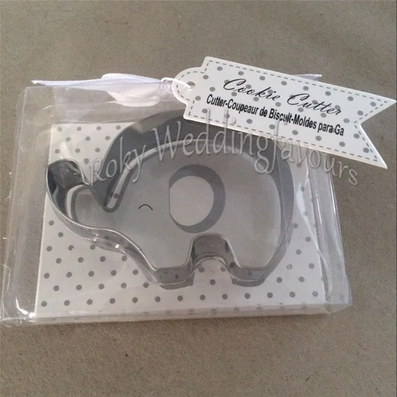 Stainless Steel Elephant Cookie Cutter Baby Shower Party Gifts Birthday Theme Keepsake Kids Event Suppliers