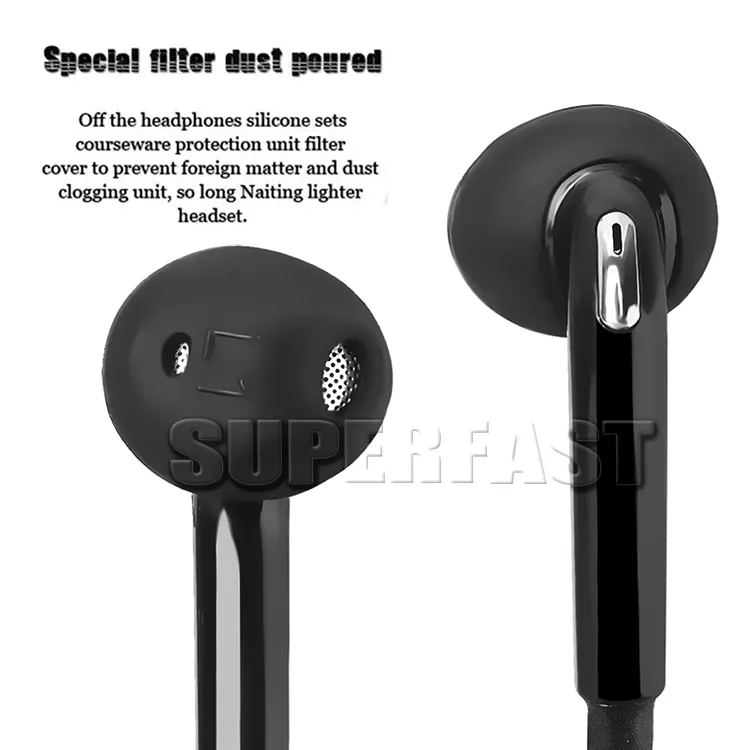 S6 S7 Earphone Earphones For iPhone 6 6s Headset Headphones For Jack In Ear Wired Earbuds With Mic Volume Control 3.5mm With Package