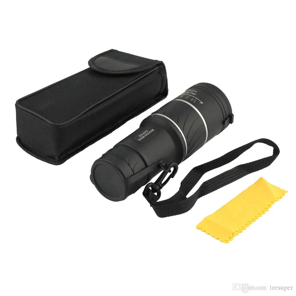 30x52 Dubbele focus Zoom Optic Lens Monoculaire telescoop Verrekijker Multi-coatinglenzen Dual Focus Optic Lens Day Night Vision.