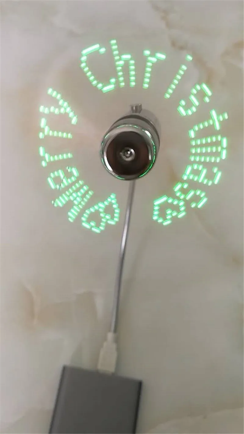 Diy Usb Gadget Mini Usb Fan Flexible Programmable Led Cooler Cooling