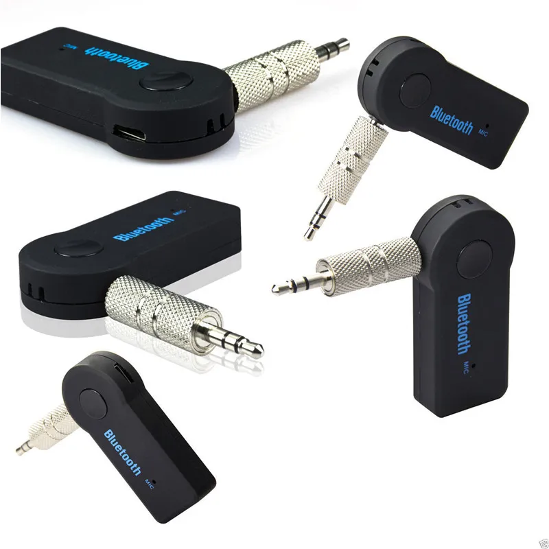 Receptor Bluetooth para automóvil BT350 Kit para automóvil Adaptador de audio inalámbrico para responder llamadas Reproducir música Estéreo de 3,5 mm con caja de venta al por menor