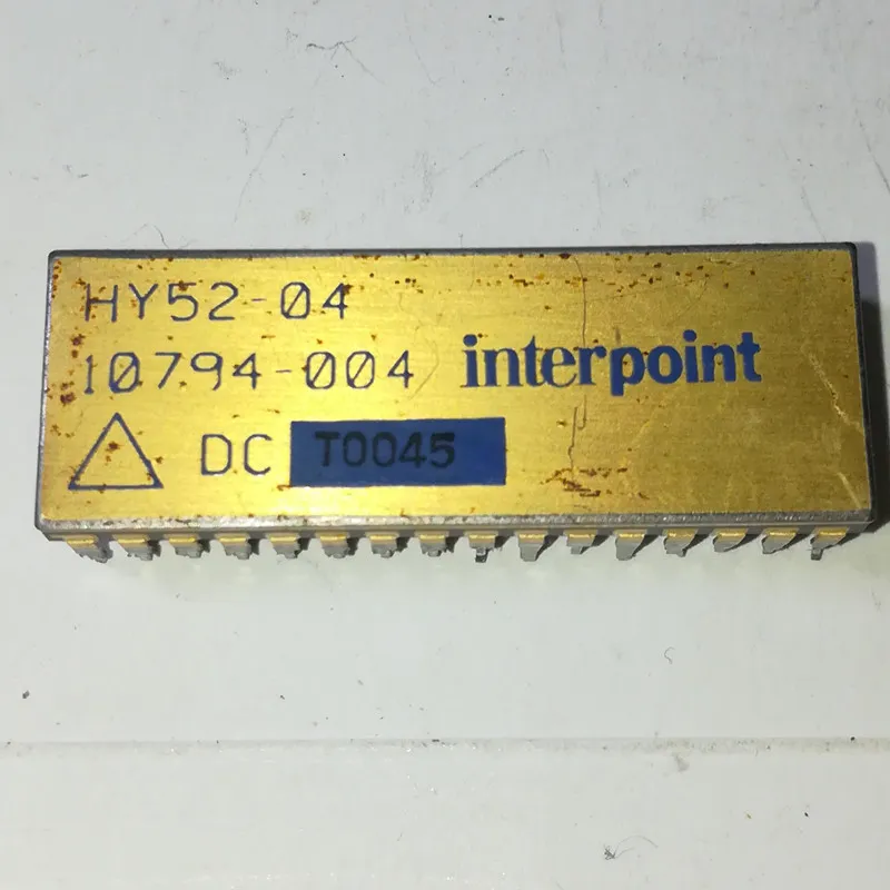 HY52-04 10794004 CIRCULOS INTEGRADOS CDIP32 HY5204 ORO BLANCO SUPERFICIE DE ACERO DUAL EN LÍNEA 32 PINES CERAMICOS CERAMICOS. Chips de circuito de componentes electrónicos INTERPOINT / CTS