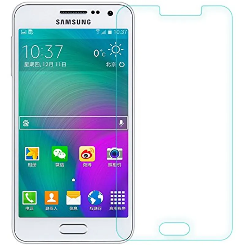 Odporny na wybuch 9h 0.3mm Screen Ochraniacz szkła hartowane do Samsung Galaxy A3 A300 A5 A7