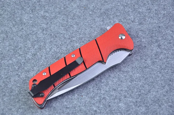 جديد Floding سكين Survivla الصيد العملي زعنفة الطي سكين التكتيكية FAST OPEN سكين