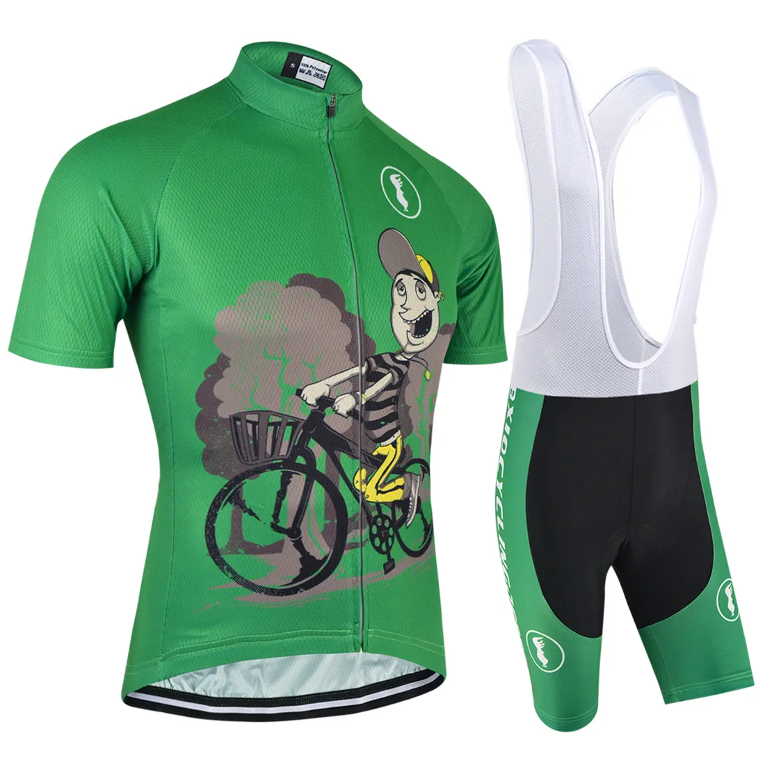 BXIO New Arrival Men Cycling Jerseys Dark Green Bikes Clothes Quick Dry