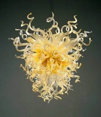 Fancy Glass Chandelier Lighting Modern Art Decor Blown Glass Pendant Lampor LED BLUBS ITALIEN Design ljuskronor