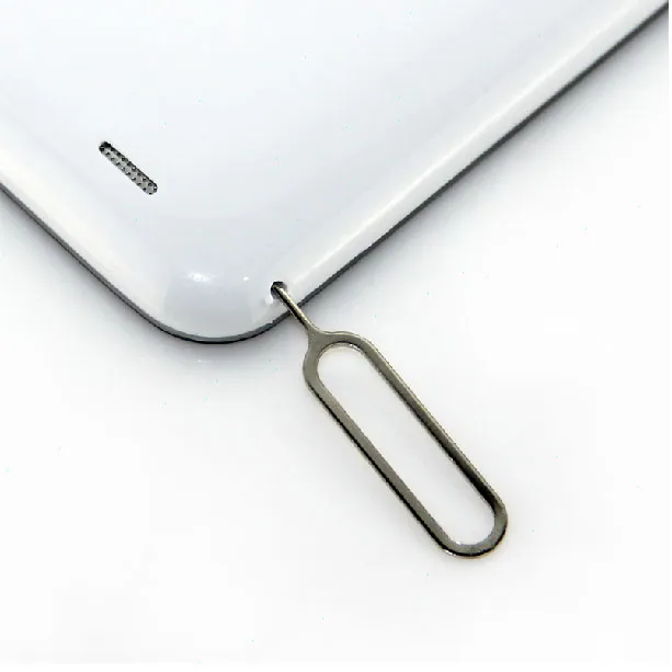 Novo Atacado Sim Card Agulha Para Smartphone Celular Bandeja de Ferramentas Titular Eject Pin metal