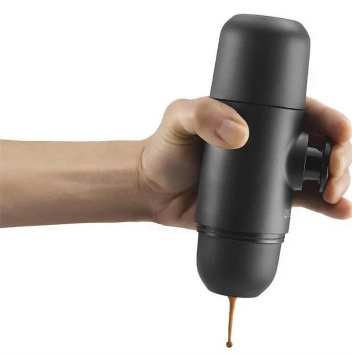 Mini Espresso Kahve makinesi Handpresse Espresso Kahve makinesi Manuel Espresso makinesi Taşınabilir seyahat Kahve Makinesi