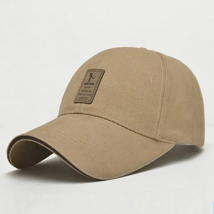 EDIKO Cotton Baseball Cap Sports Golf Snapback Outdoor Simple Solid Hats Peaked Cap For Men Bone Gorras Casquette Chapeu wholesale