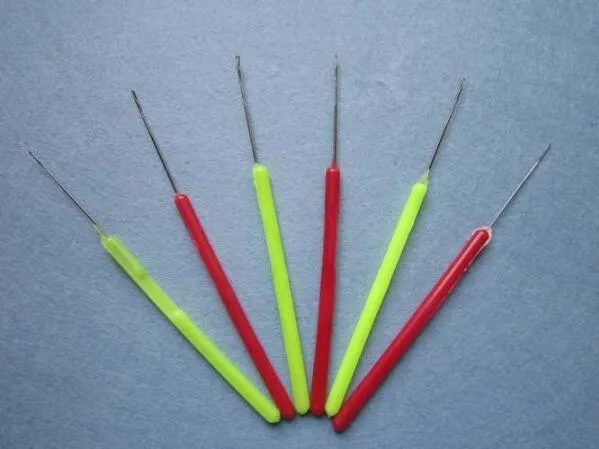 Plastic Handle Pulling Needle,Micro Rings/Loop Needle Hair Extensions Tools