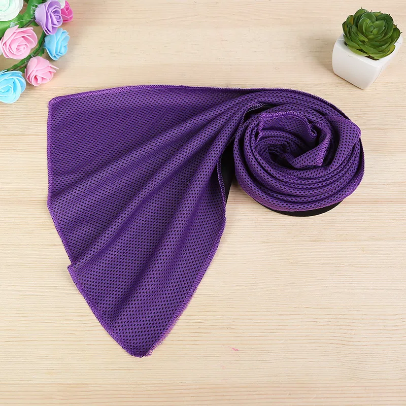 88*33cm Ice Cold Towels Cooling Summer Sunstroke Sports Exercise Cool Quick Dry Soft Breathable Towel WX-T13