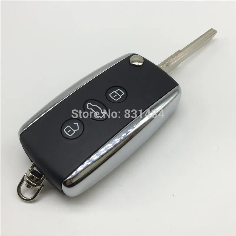 Mazda 4 button remote key blank with blade ( 3parts) Key Shells