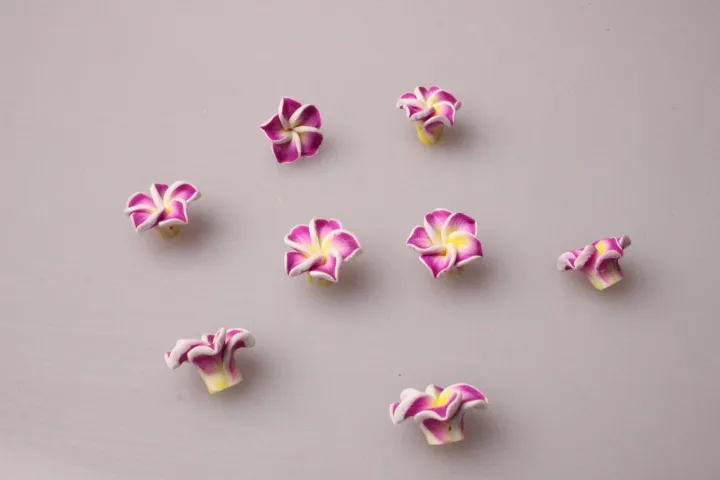 New Fashion hot Mixed Colorful Polymer Clay Beads Flower 15mm For Jewelry fiindings Making DIY