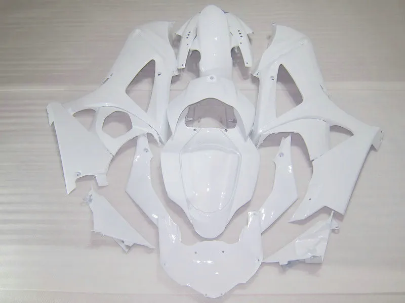 Lagere prijs Mold Fairing Kit voor Suzuki GSXR1000 07 08 Witte carrosseriebackset GSXR1000 2007 2008 OT43