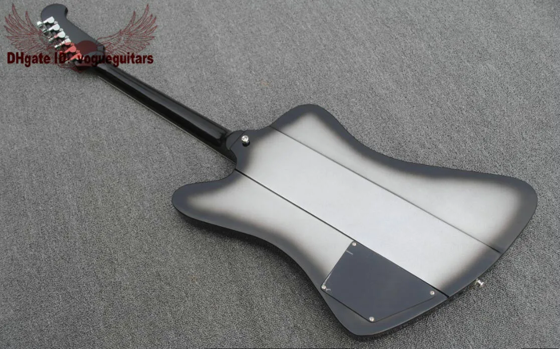 nes Custom Shop Silver burst Guitarra eléctrica de 6 cuerdas alta