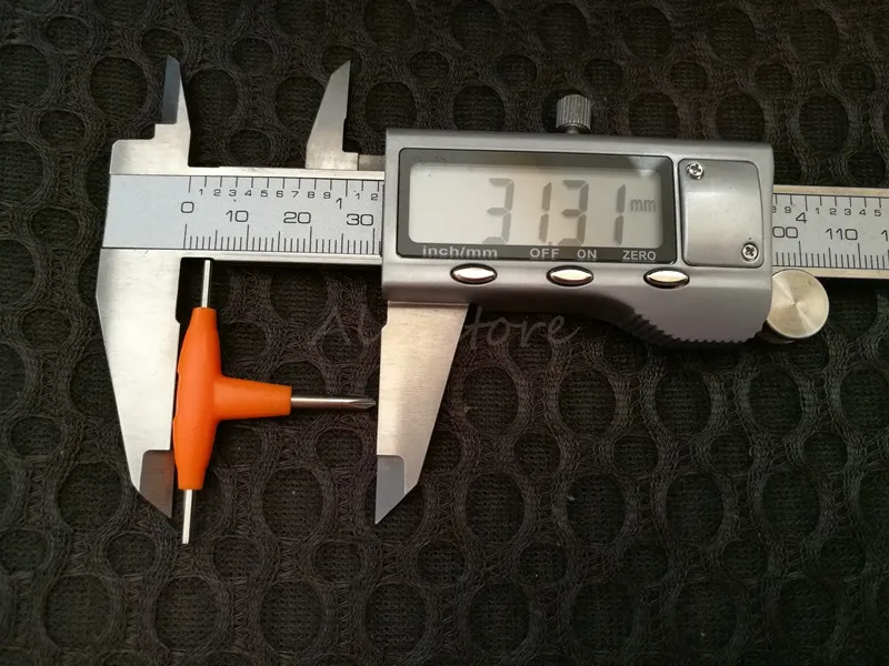 Ремонт шестигранных ключей Маленькая Т-образная отвертка Мини-крестовая шестигранная отвертка Отвертка специально для RDA RBA Аксессуары для распылителей черного цвета
