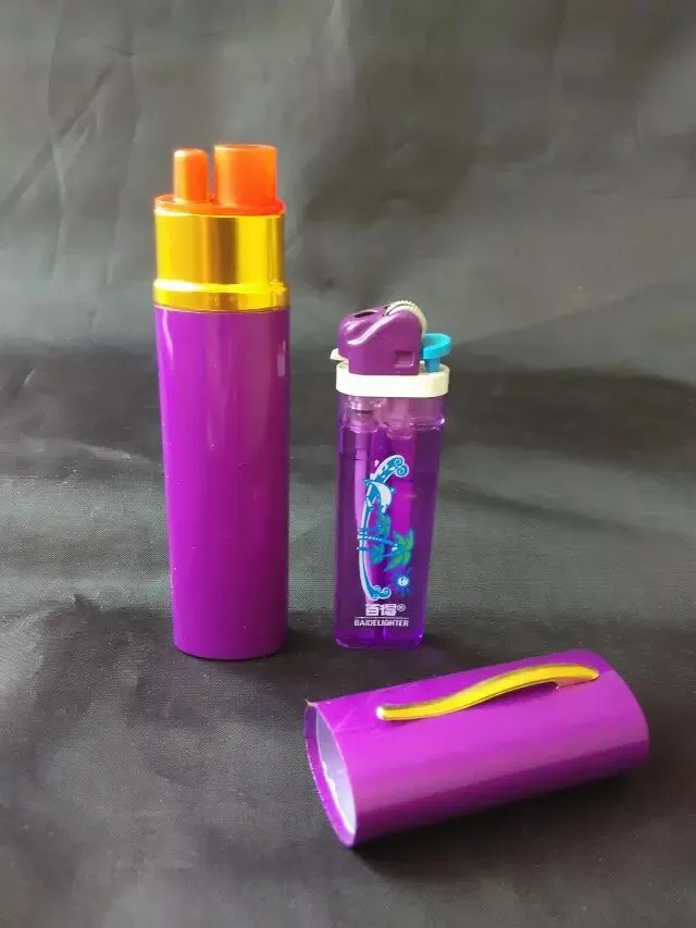 Mångfärgad penna testvatten rök glas glas bongs tillbehör glas rökrör färgglada mini flerfärgade handrör bästa sked gla