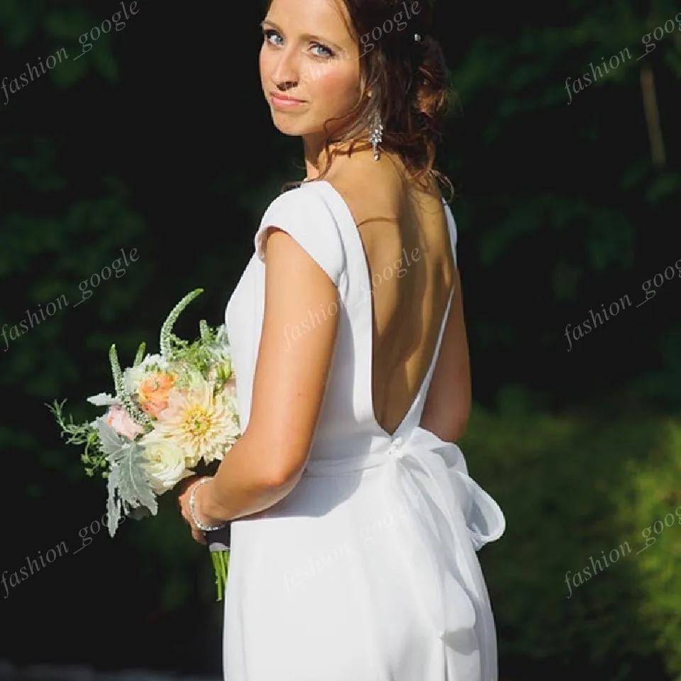 Robes de mariée élégantes pour jardin pays château chapelle mariages 2017 mikaella robe de mariée sexy dos ouvert robes de noiva en stock