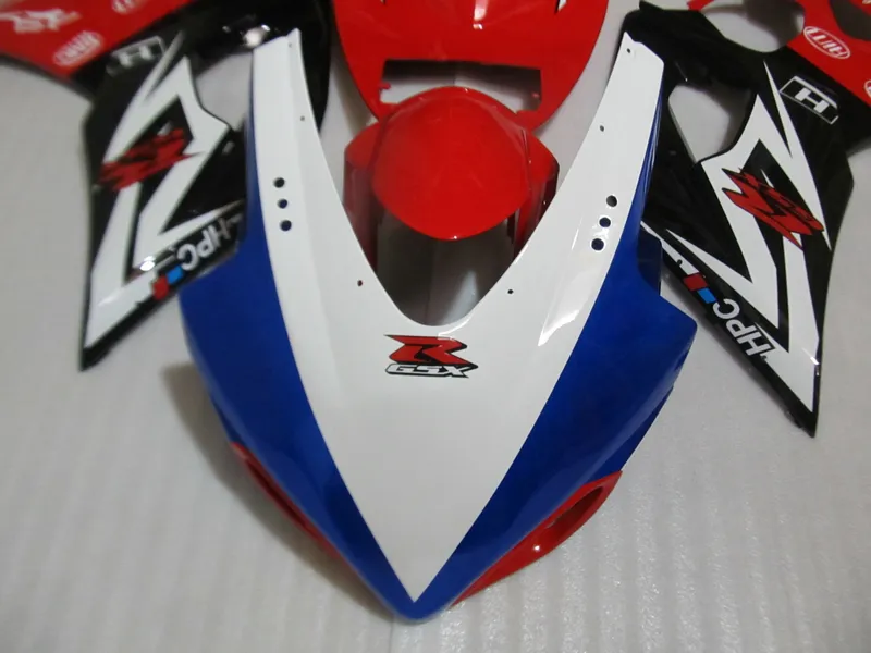 Injectie Gegoten Gratis 7 Geschenken Keuken Kit voor Suzuki GSXR 1000 2005 2006 Rood Wit Blue Backings Set GSXR1000 05 06 UT33