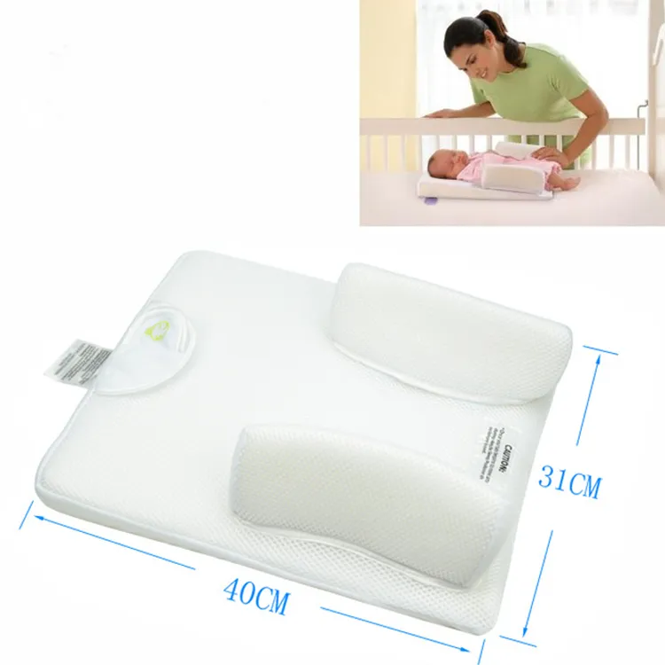 Posicionador de sueño para recién nacido de 0 a 6 meses, almohada antivuelco para bebé, almohada de lactancia para dormir, ventilación