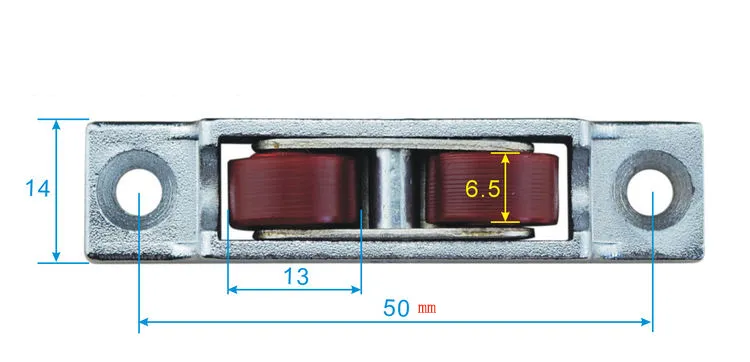 Balkon Przesuwne plastikowe stalowe koło koło pasowe do drzwi aluminium Ekran stopu Nylon Wheel Mute Roller Hardware