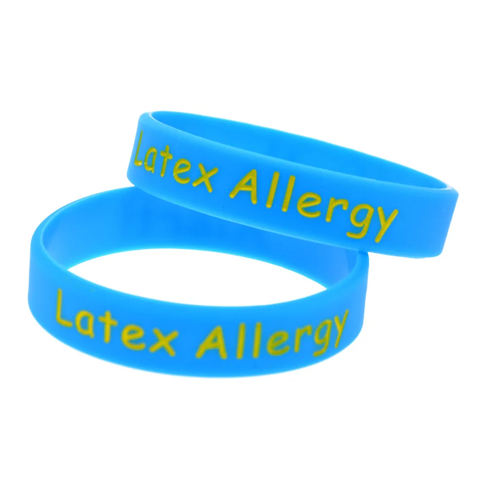 MyIDDr - Unisex -LATEX ALLERGY Medical Alert Bracelet, PRE-ENGRAVED | eBay