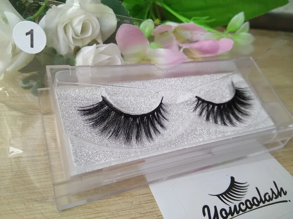 Natural Mink Strips Thick Cross False Eyelash 3D lashes Extensions factory supply for sale