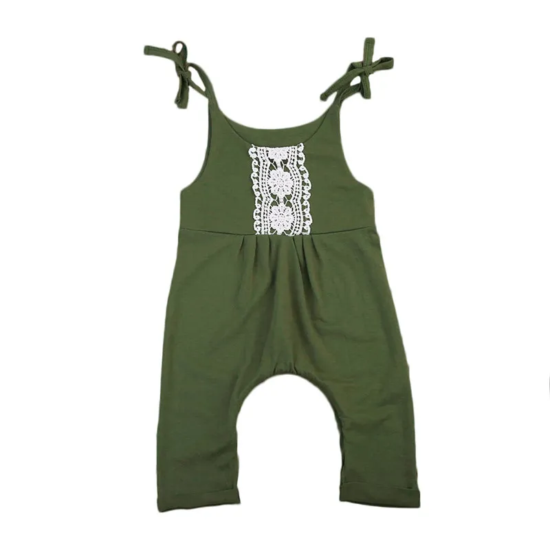 Neonate pagliaccetto estivo senza maniche in cotone carino abiti interi prendisole pagliaccetti tute vestiti bambini 0-24 mesi vestiti neonate