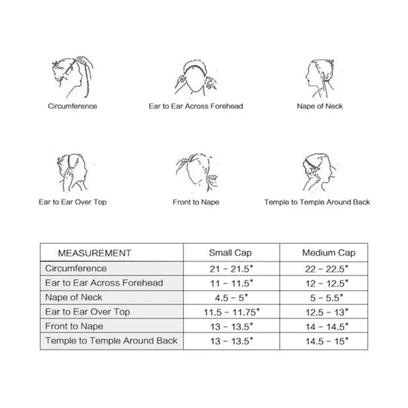 Bonnets de perruque en dentelle Greatremy pour la fabrication de perruque Bonnet avant en dentelle suisse avec sangles réglables et peignes dentelle marron noir LargeSmallMedium C5772672