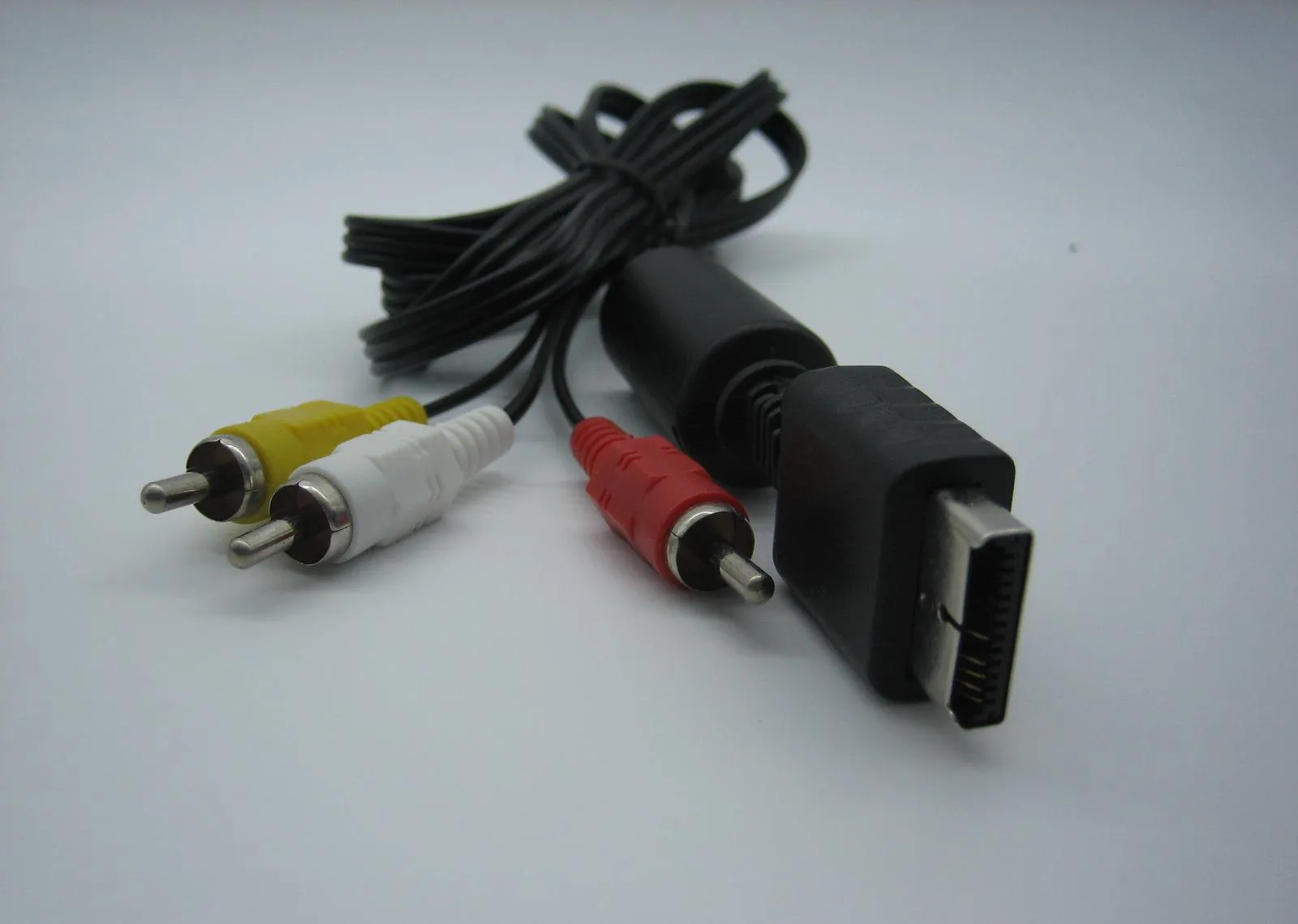 Kostenloser DHL HOTSALE 6 Fuß 1,8 m Audiokabel zu RCA für Sony PlayStation für PS / PS2 / PS3 Video AV 1000 Stück