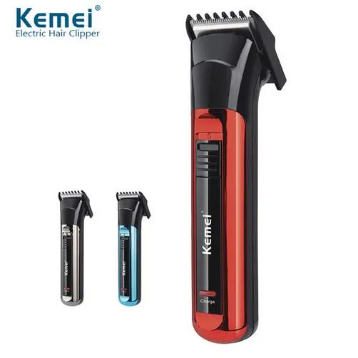 Kemei KM-731 Tondeuse à cheveux électrique professionnelle à la fois rechargeable et à batterie Tondeuse à cheveux Hommes Rasoir Tondeuse réglable sans fil