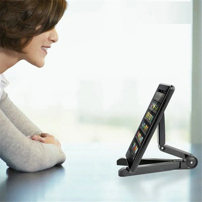 Fällbar A-Frame Table / Desk Holder Telefon Tablet Stand Mount för iPad Mini / Air 1 2 3 4 Ny Tablet Bracket