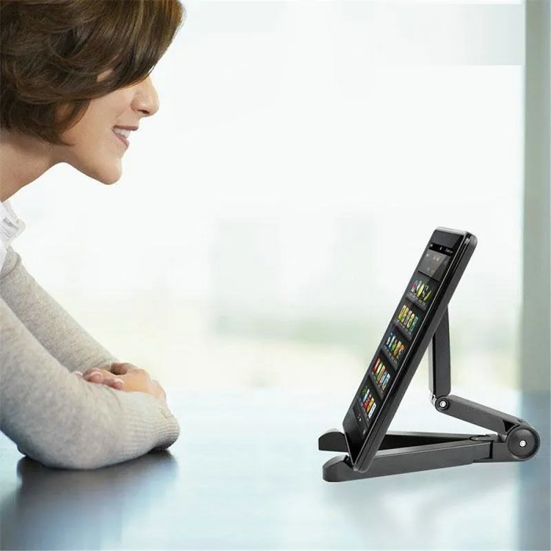 Opvouwbare A-frame Tafel / Bureauhouder Telefoon Tablet Stand Mount voor iPad Mini / Air 1 2 3 4 Nieuwe Tablet Beugel