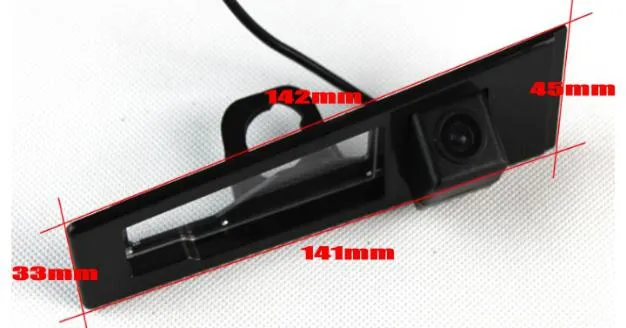 For Cadillac STS 2007-2013 Car Reverse Back Up Camera Parking Camera HD CCD RCA NTST PAL License Plate Light OEM177m