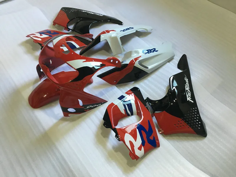 Honda CBR900RR 96 97 CBR 900RR CBR900 CBR 900 893 1997 Red White Fairing Bodywork + Gifts HX27