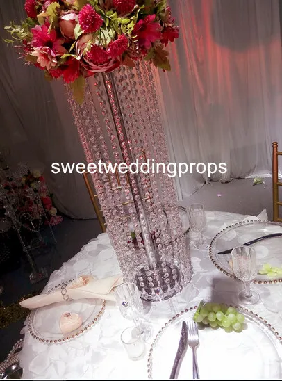 Decoratie bloem hoge vaas voor bruiloftsevenementen