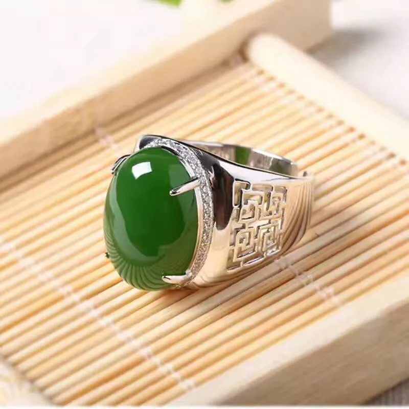 Bague jade homme deals