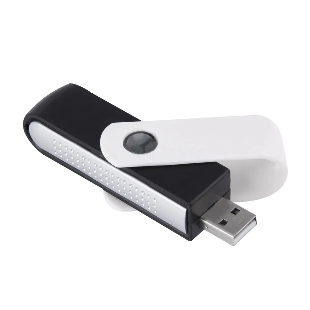 Roterabel frisk USB -jonisatorjonisk luftrenare Handy Fresh för PC -bärbar dator