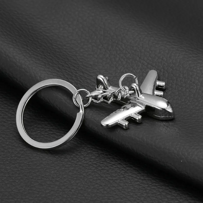Creative Mini Air Plane Metal Alloy Keychains Keyring Christmas ...